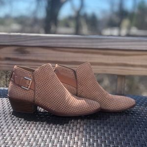 SAM EDELMAN CAMEL SUEDE BOOTIE